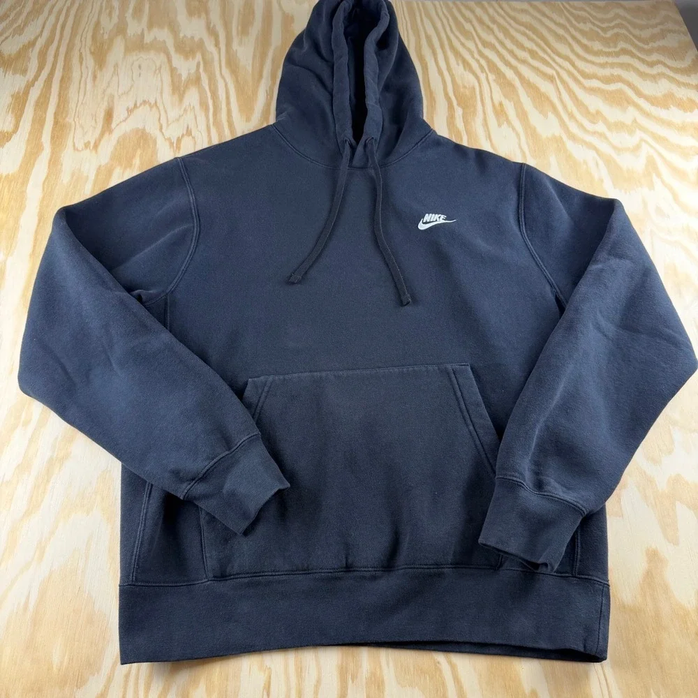 Nike Sportswear Club Fleece Hoodie Black Mens Medium‎ BV2654-010 Pullover